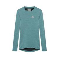 Café du Cycliste Judith Women's Merino Base Layer Radunterhemd langarm Deep Water