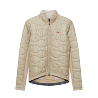 Café du Cycliste Albertine V2 Men's Thermal Cycling Jacked Winter Fahrradjacke Pearl Grey