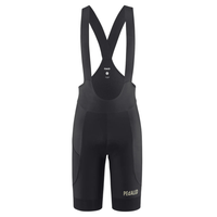 Pedaled Element Thermo Bib Shorts gebürstete kurze Trägerhose Black
