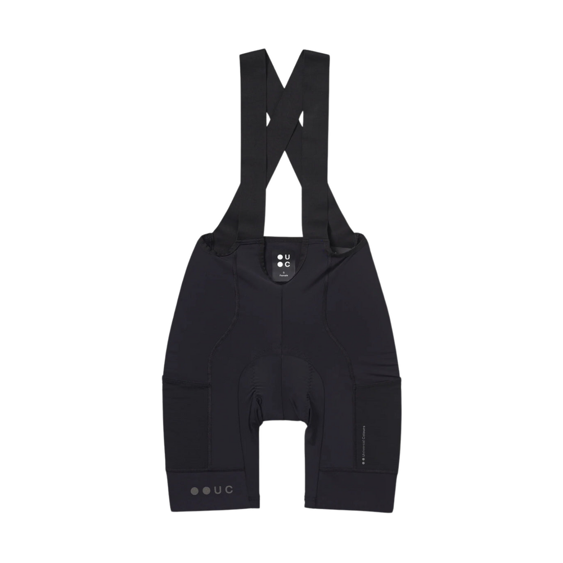 Universal Colours Mono Cargo Men's Bib Shorts 2.0 Radhose Black