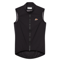 Café du Cycliste Edith Men's Cycling Gilet Windweste Black