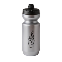 Fingercrossed Bidon 650ml Trinkflasche Silver