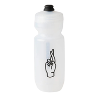 Fingercrossed Bidon 650ml Trinkflasche Transclear