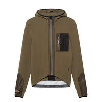 Café du Cycliste Ingrid Men's Microfleece Cycling Jersey Long Sleeve Radtrikot langarm Moss Green