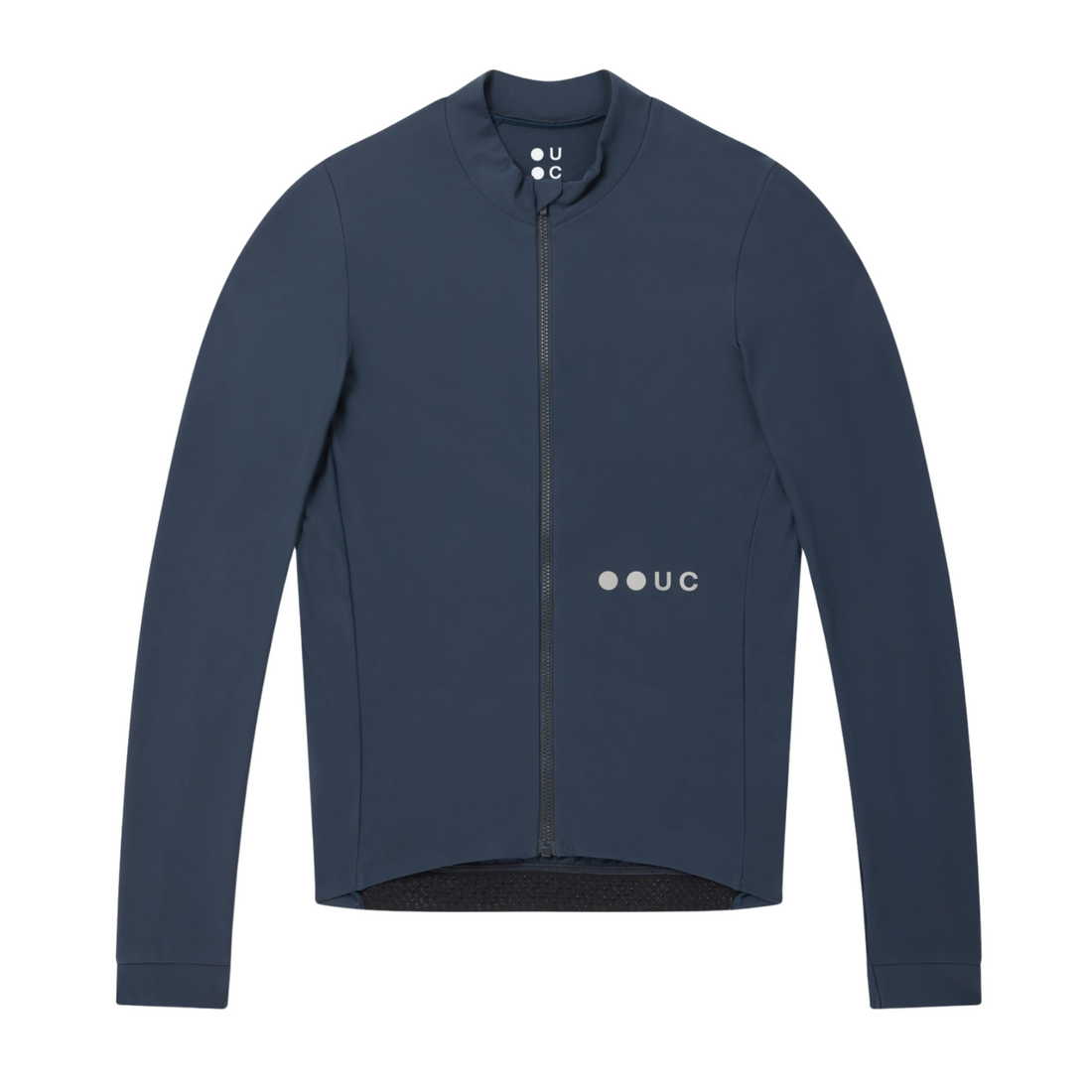 Universal Colours Mens Mono Long Sleeve Jersey Radtrikot langarm Eclipse Navy