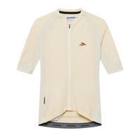 Café du Cycliste Mireille Women's Merino Jersey Radtrikot Fog