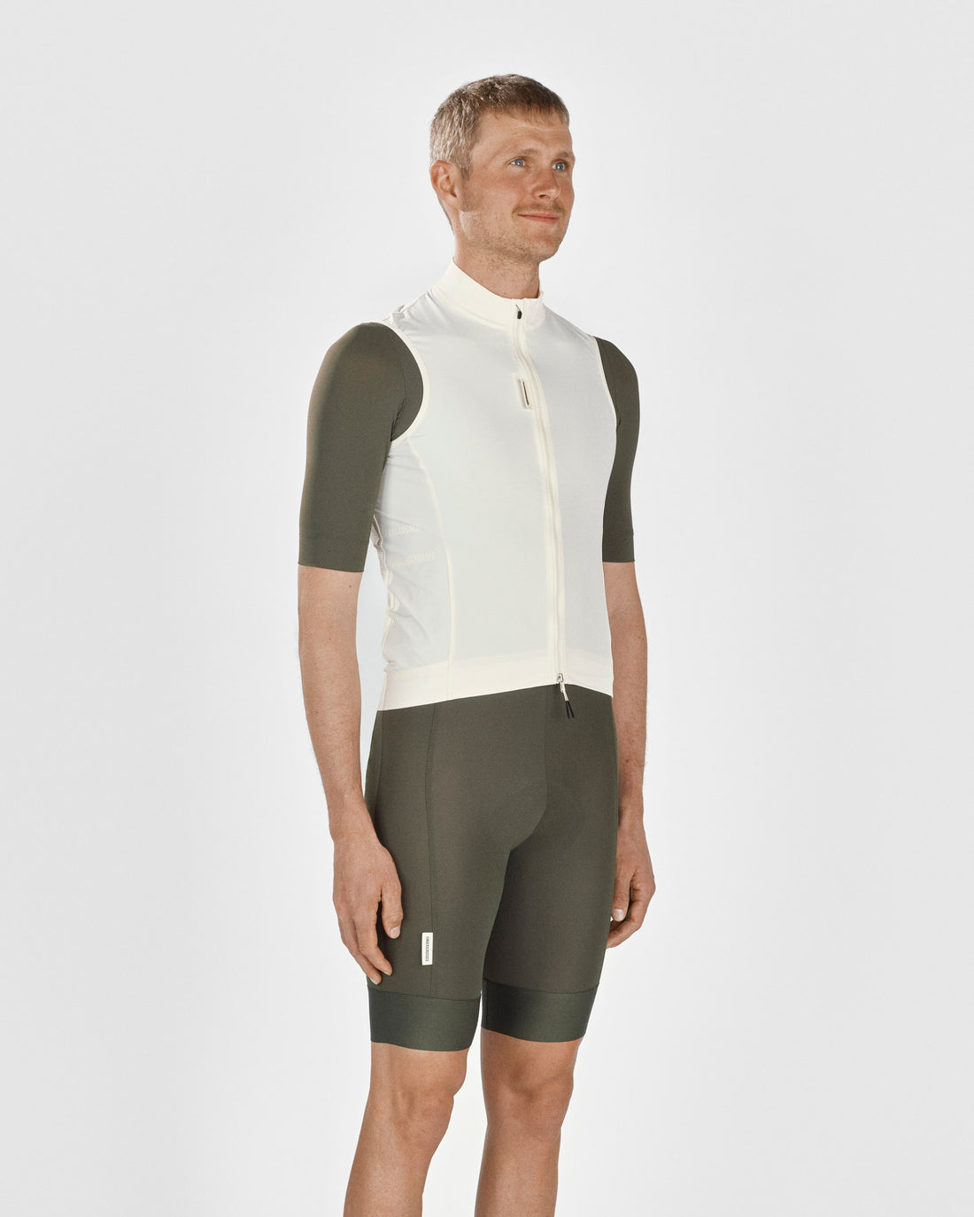 Fingercrossed Road Wind Vest Men Wind Weste Antique Cream