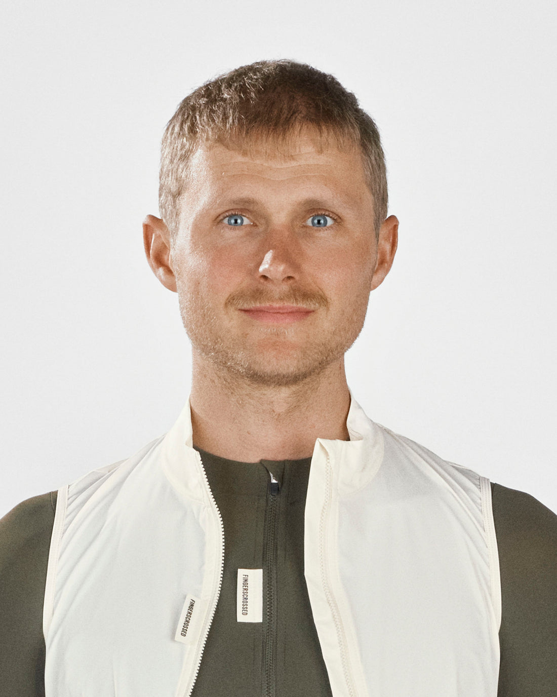 Fingercrossed Road Wind Vest Men Wind Weste Antique Cream