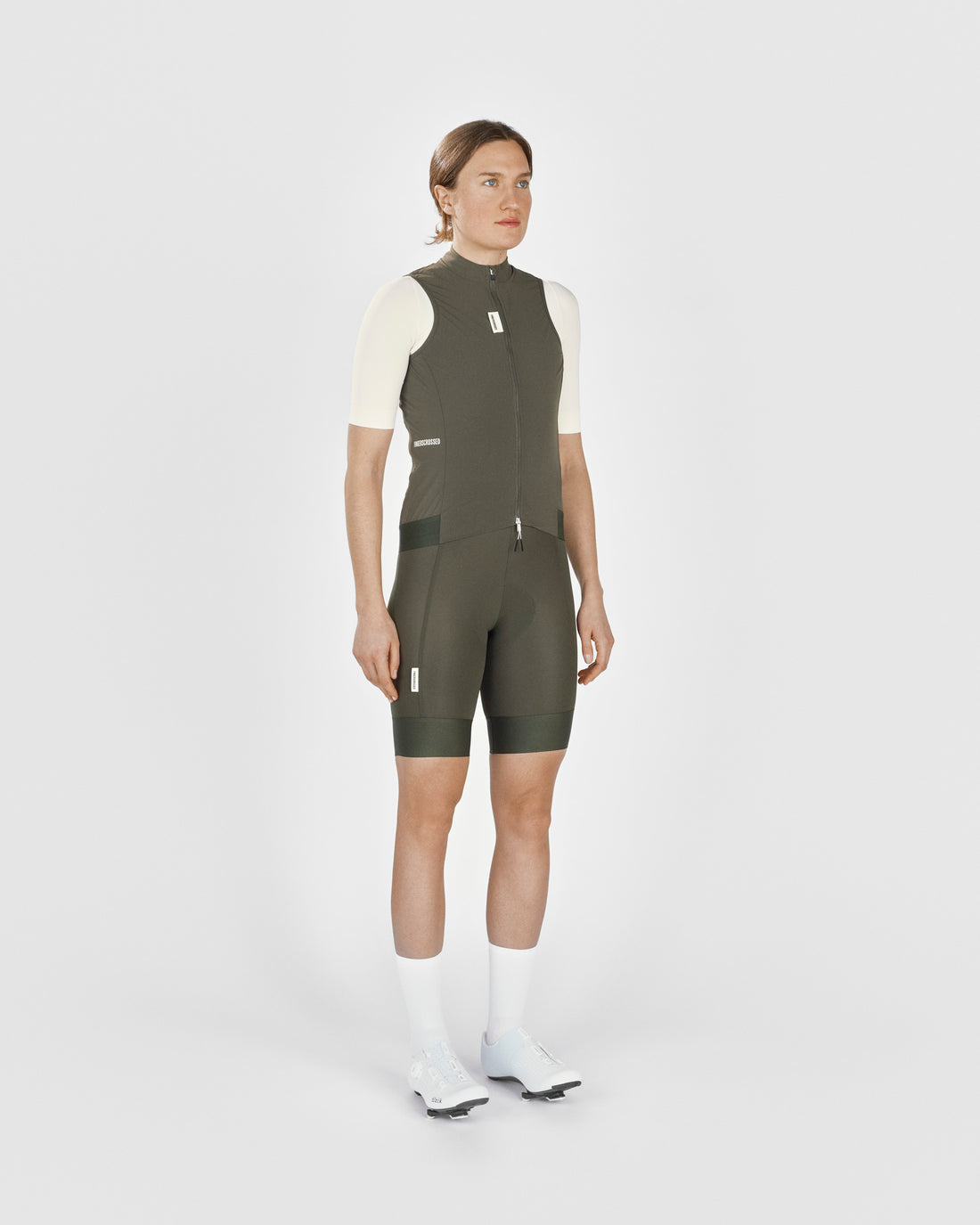 Fingercrossed Road Wind Vest Women Wind Weste Olive
