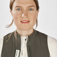 Fingercrossed Road Wind Vest Women Wind Weste Olive