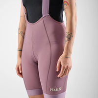 Pedaled Element Women's Bib Shorts Trägerhose Lilac