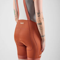 Pedaled Element Women's Bib Shorts Trägerhose Orange