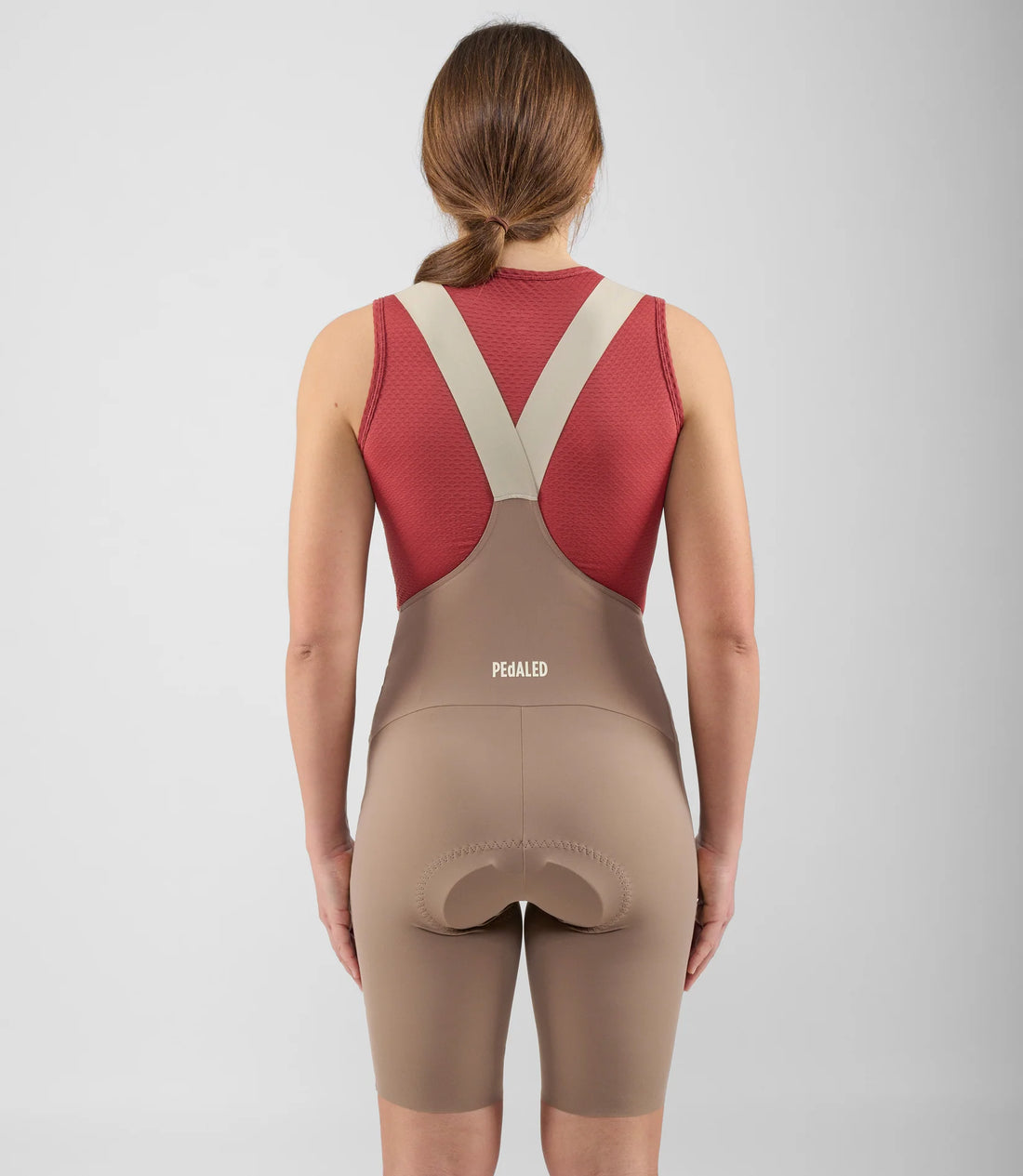 Pedaled Element Women's Base Layer Sleeveless Radunterhemd ärmellos Dark Red