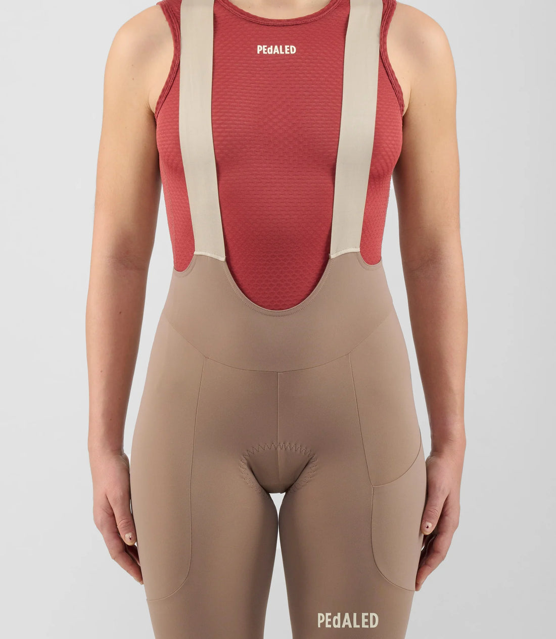 Pedaled Element Women's Base Layer Sleeveless Radunterhemd ärmellos Dark Red