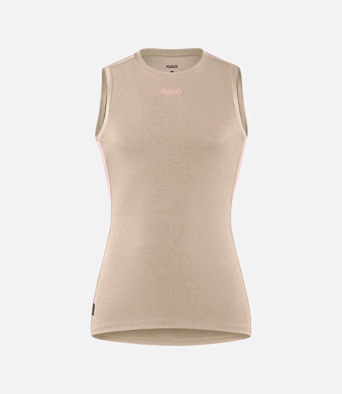 Pedaled Odyssey Power Dry® Women's Base Layer Sleeveless Radunterhemd ärmellos Beige