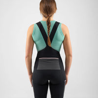 Pedaled Odyssey Power Dry® Women's Base Layer Sleeveless Radunterhemd ärmellos Light Green