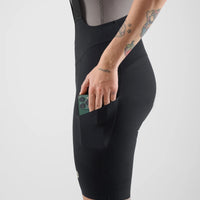 Pedaled Element Lightweight Women's Bib Shorts Trägerhose Black