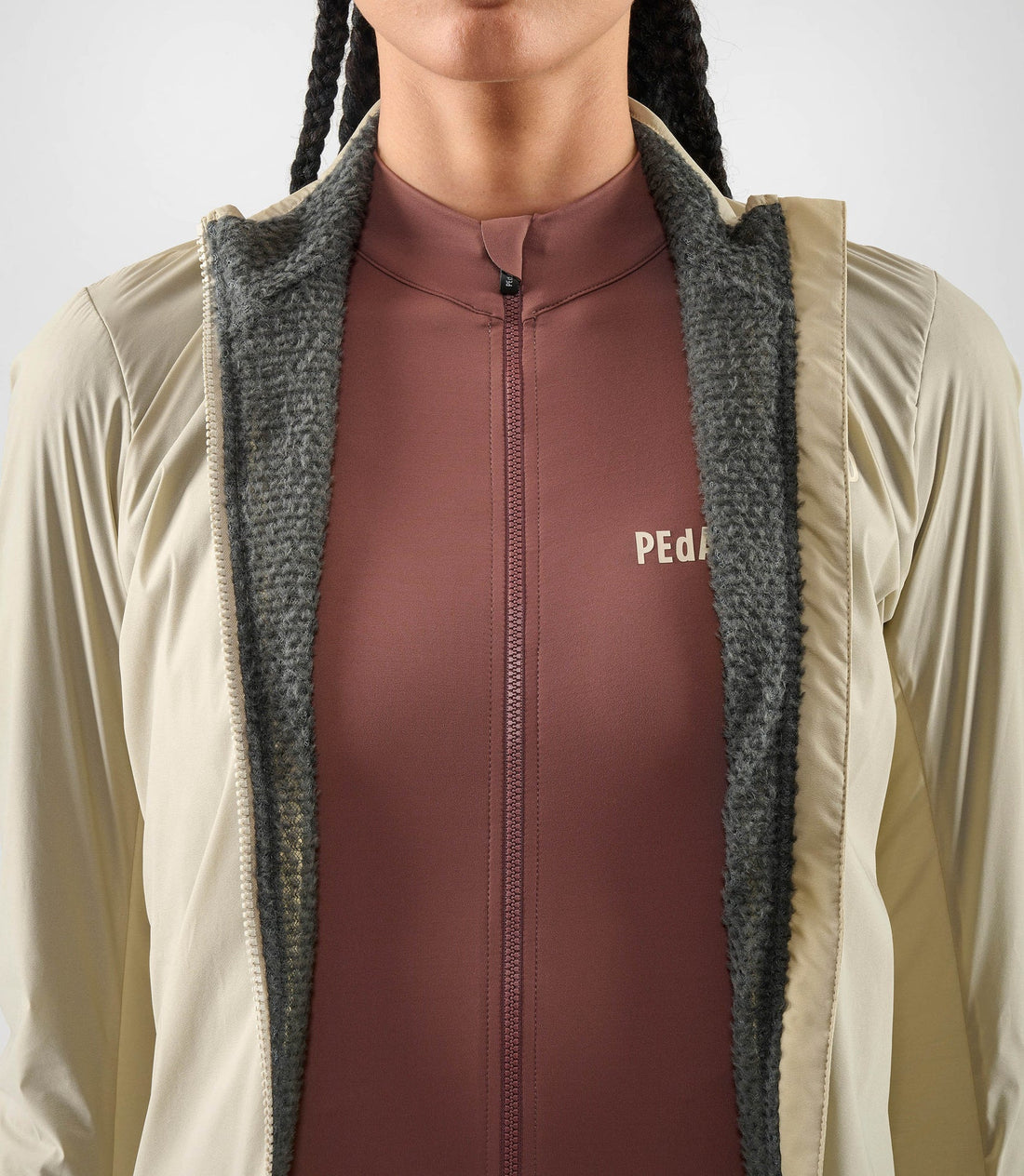 Pedaled Element Alpha® Womens' Jacket Winter Fahrradjacke Light Grey