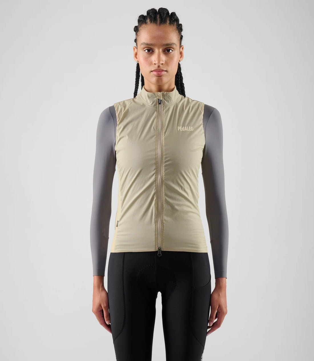 Pedaled Element Alpha® Women's Vest Thermo Weste Light Grey