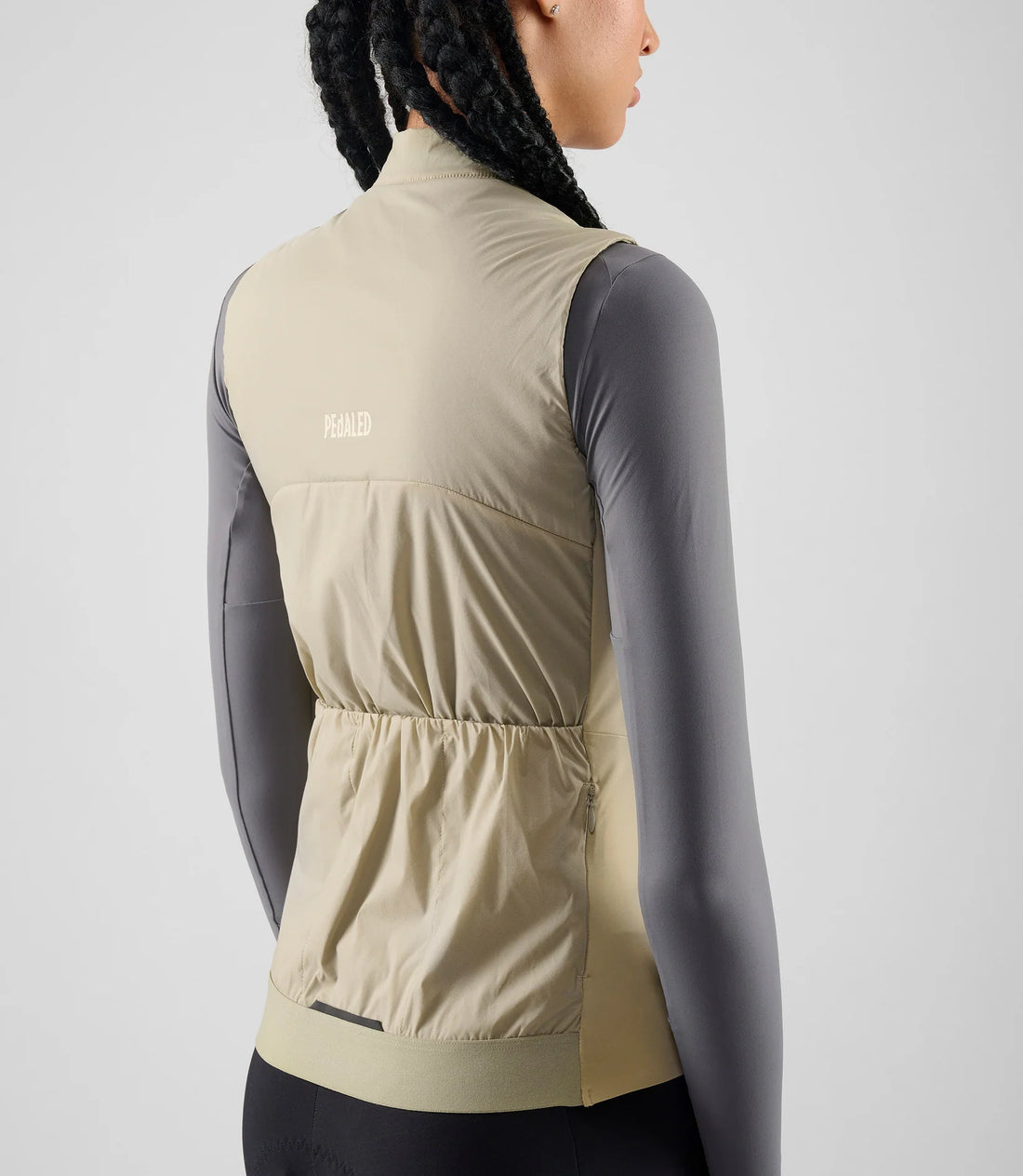 Pedaled Element Alpha® Women's Vest Thermo Weste Light Grey
