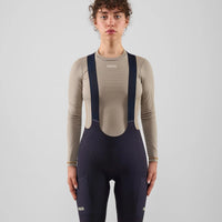 Pedaled Odyssey Power Dry® Women's Base Layer Radunterhemd langarm Light Grey