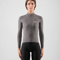 Pedaled Element Women's Long Sleeve Jersey Radtrikot langarm Grey