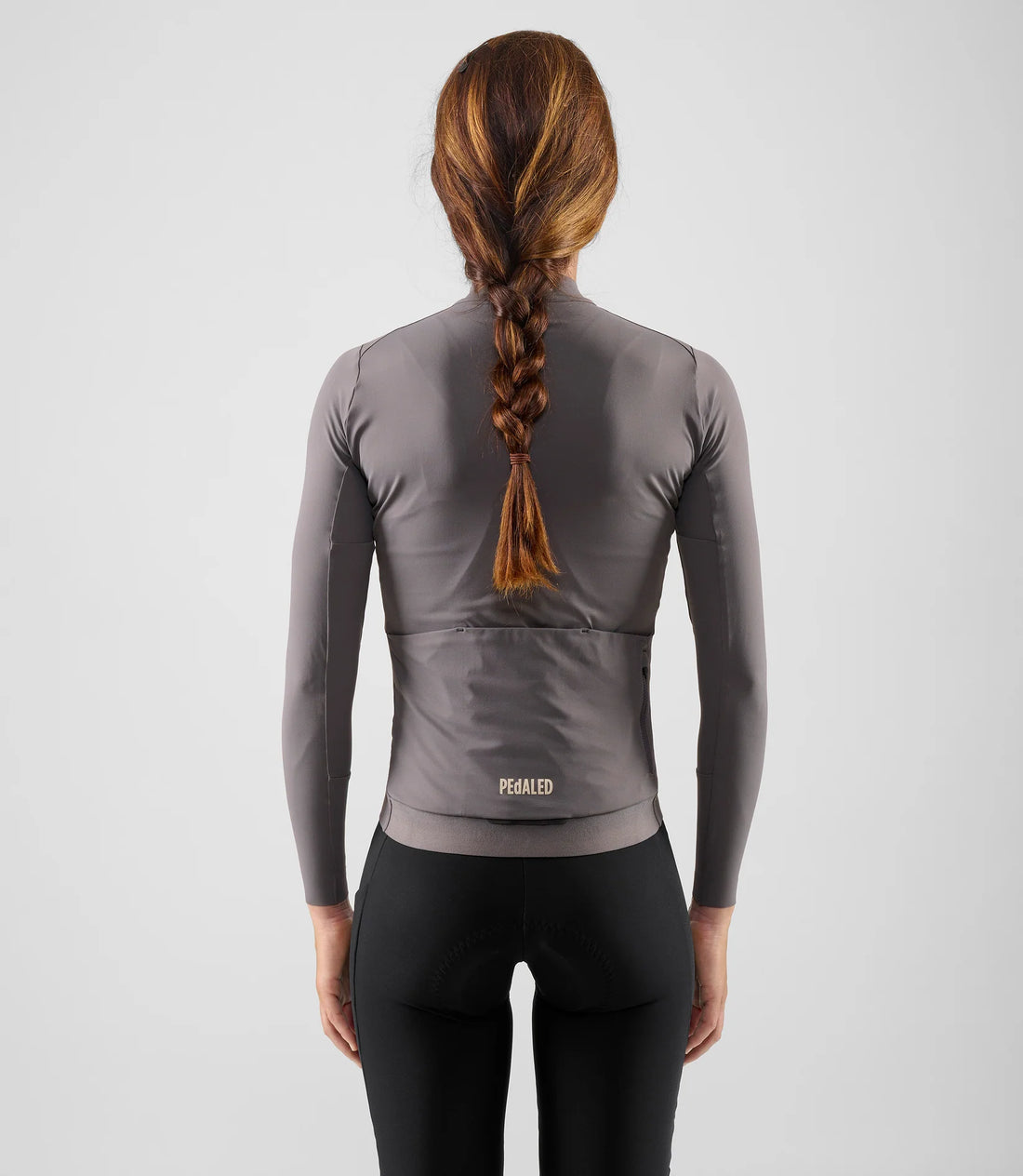 Pedaled Element Women's Long Sleeve Jersey Radtrikot langarm Grey