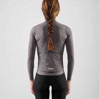 Pedaled Element Women's Long Sleeve Jersey Radtrikot langarm Grey