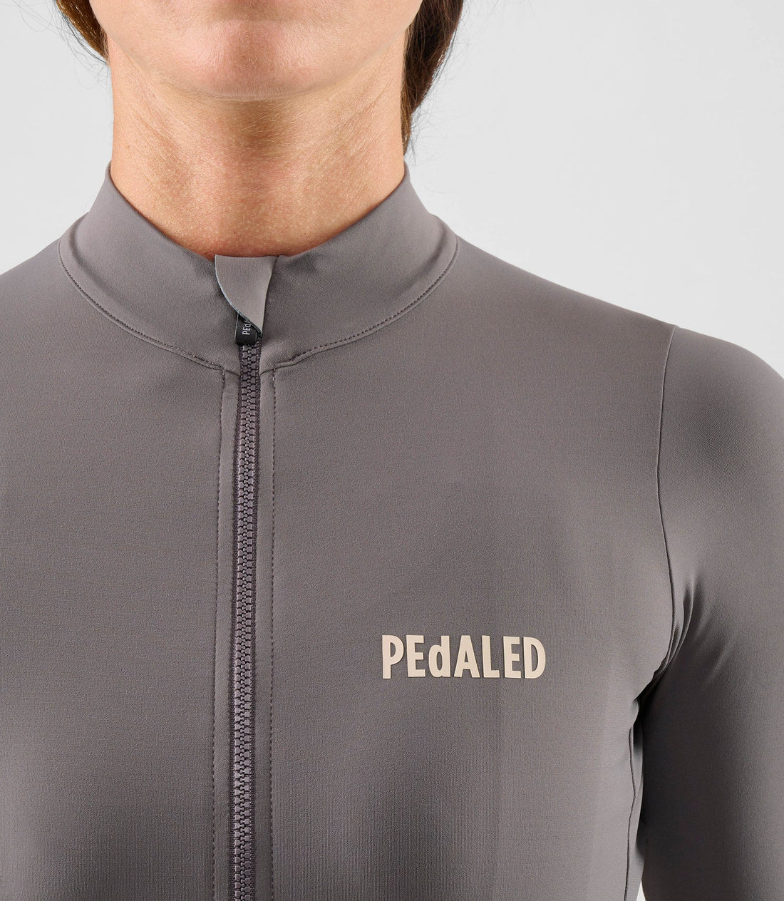 Pedaled Element Women's Long Sleeve Jersey Radtrikot langarm Grey