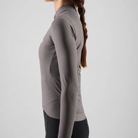 Pedaled Element Women's Long Sleeve Jersey Radtrikot langarm Grey