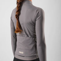 Pedaled Element Women's Long Sleeve Jersey Radtrikot langarm Grey