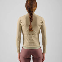 Pedaled Element Women's Long Sleeve Jersey Radtrikot langarm Beige