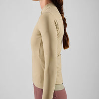 Pedaled Element Women's Long Sleeve Jersey Radtrikot langarm Beige