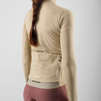 Pedaled Element Women's Long Sleeve Jersey Radtrikot langarm Beige