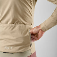 Pedaled Element Women's Long Sleeve Jersey Radtrikot langarm Beige