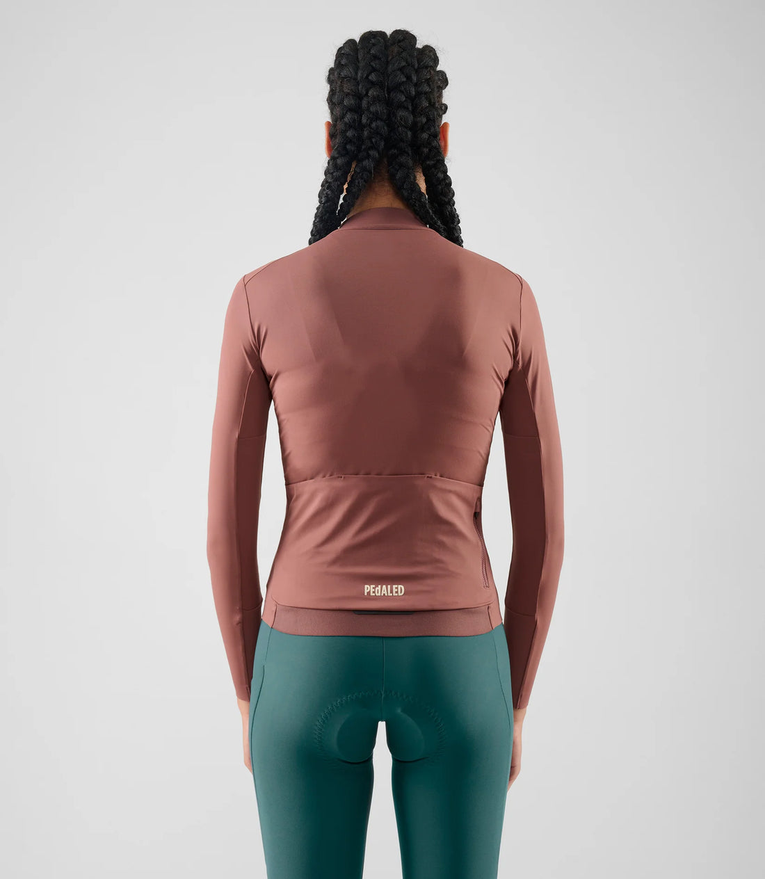 Pedaled Element Women's Long Sleeve Jersey Radtrikot langarm Raisin Purple