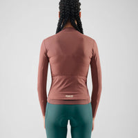 Pedaled Element Women's Long Sleeve Jersey Radtrikot langarm Raisin Purple