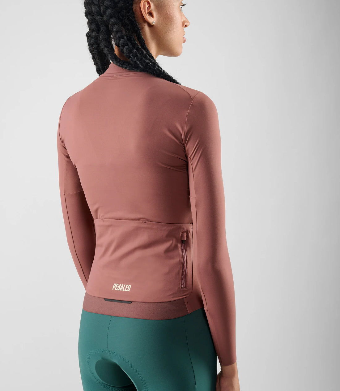 Pedaled Element Women's Long Sleeve Jersey Radtrikot langarm Raisin Purple