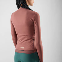 Pedaled Element Women's Long Sleeve Jersey Radtrikot langarm Raisin Purple