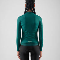 Pedaled Element Women's Long Sleeve Jersey Radtrikot langarm Teal