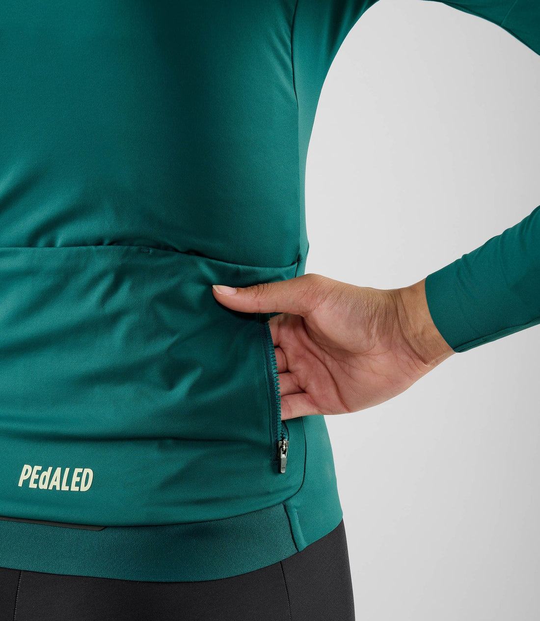 Pedaled Element Women's Long Sleeve Jersey Radtrikot langarm Teal