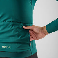 Pedaled Element Women's Long Sleeve Jersey Radtrikot langarm Teal