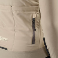 Pedaled Odyssey Women's Long Sleeve Jersey Radtrikot langarm Beige