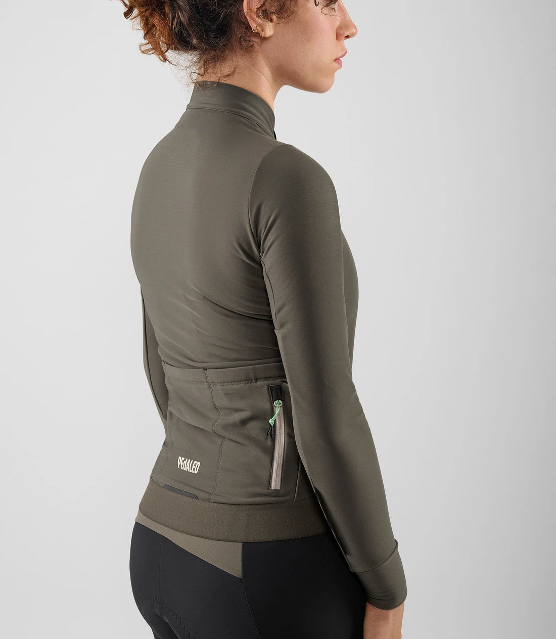 Pedaled Odyssey Women's Long Sleeve Jersey Radtrikot langarm Grey Ink