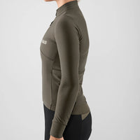 Pedaled Odyssey Women's Long Sleeve Jersey Radtrikot langarm Grey Ink