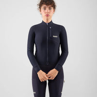 Pedaled Odyssey Women's Long Sleeve Jersey Radtrikot langarm Dark Navy