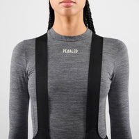 Pedaled Element Merino Wome's Base Layer Radunterhemd langarm Grey