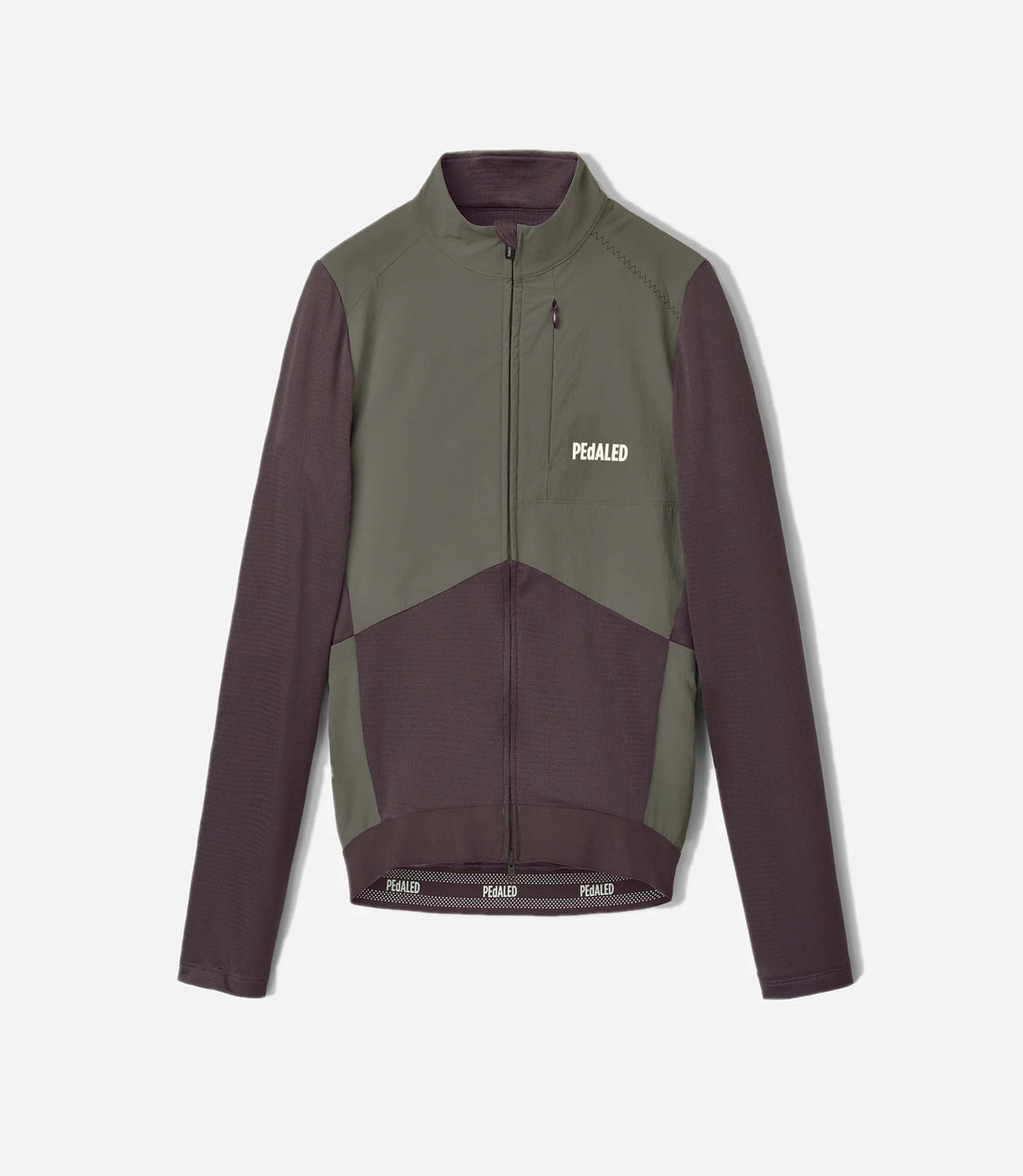 Pedaled Odyssey Windblock Women's Merino Long Sleeve Jersey Radtrikot langarm Raisin Purple