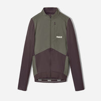 Pedaled Odyssey Windblock Women's Merino Long Sleeve Jersey Radtrikot langarm Raisin Purple
