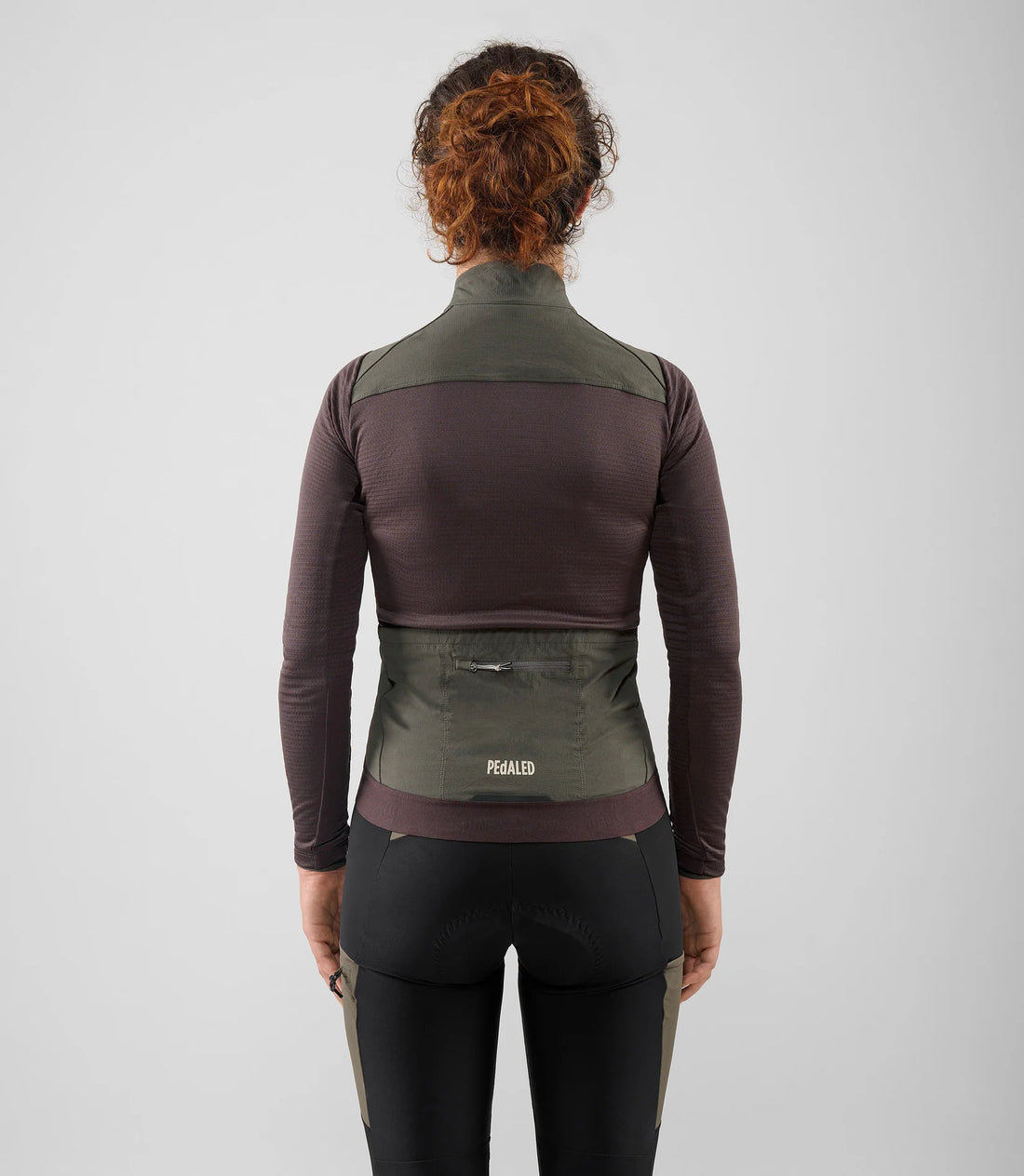 Pedaled Odyssey Windblock Women's Merino Long Sleeve Jersey Radtrikot langarm Raisin Purple